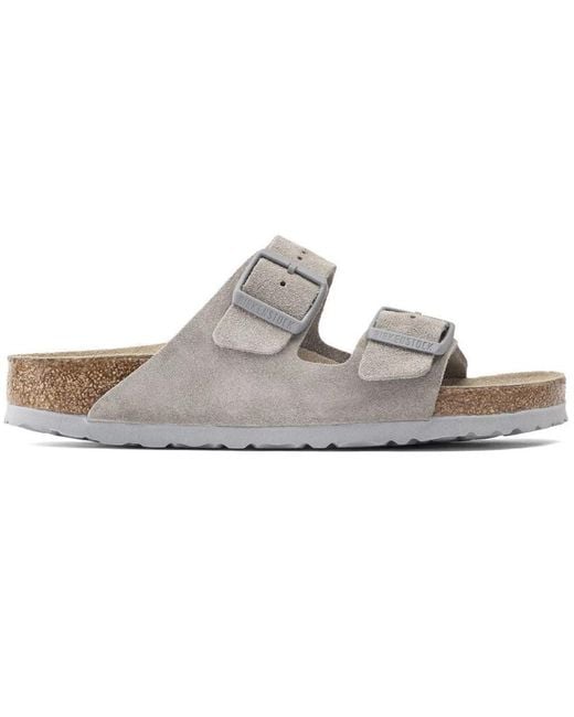 Birkenstock White Sliders