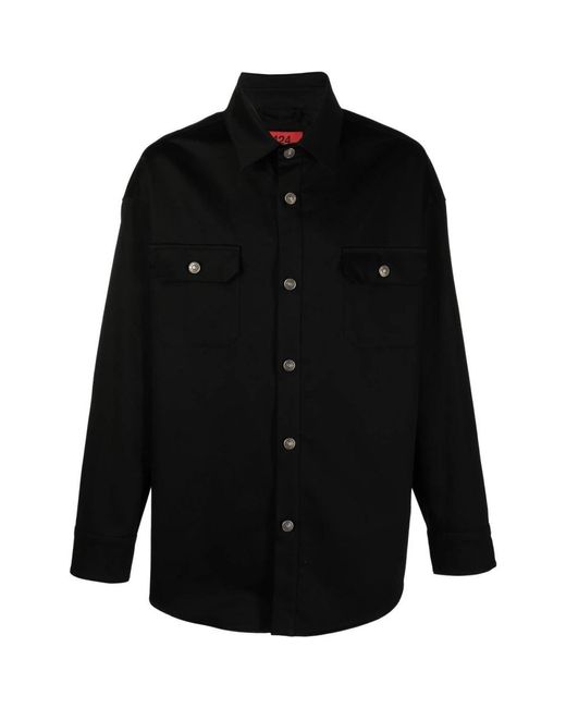 424 Black Casual Shirts for men