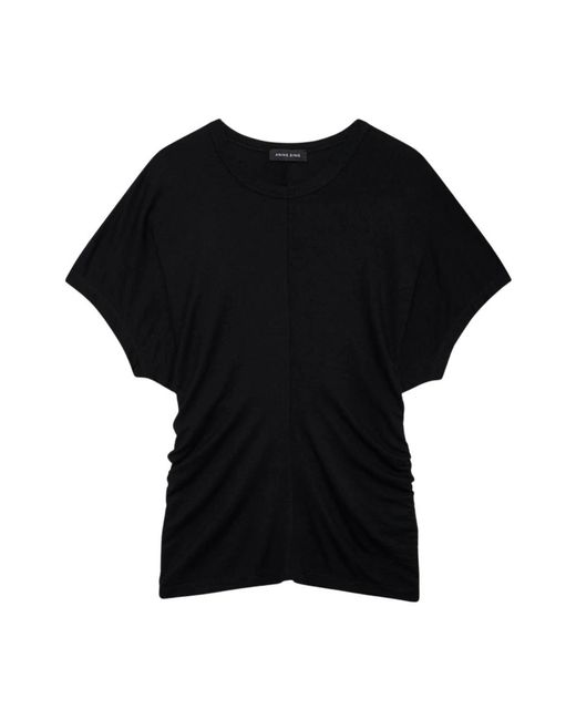 Anine Bing Black T-Shirts