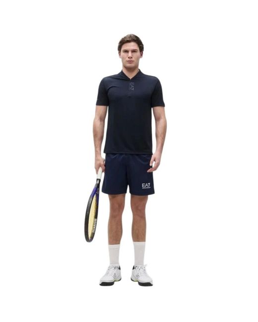 Training Shorts di EA7 in Blue da Uomo