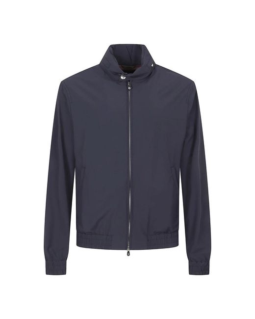Brunello Cucinelli Blue Light Jackets for men