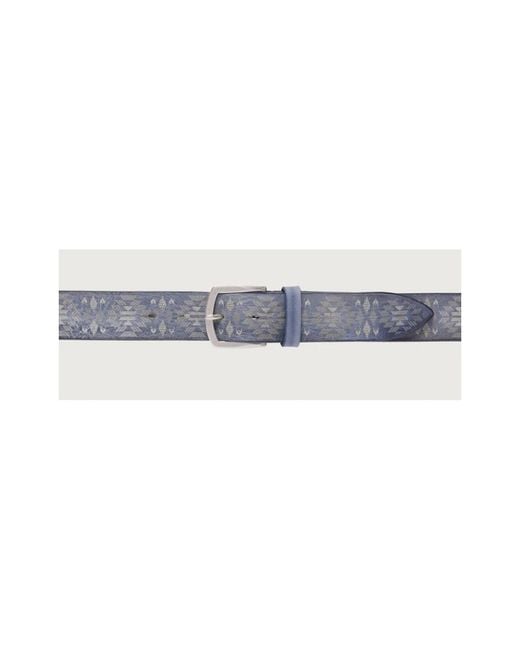 Orciani Blue Belts for men