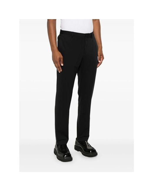 HUGO Black Slim-Fit Trousers for men