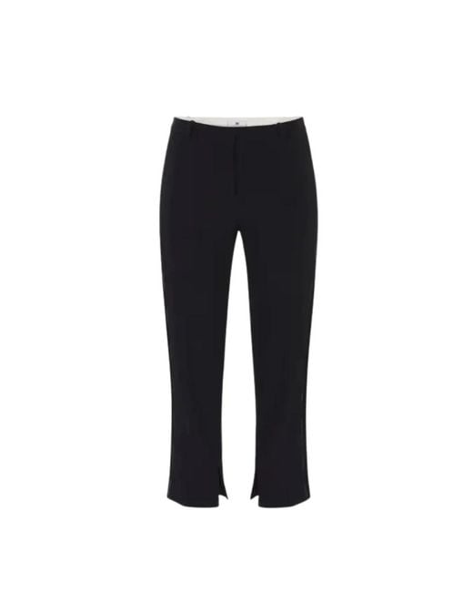 Cropped Trousers Elisabetta Franchi en coloris Black
