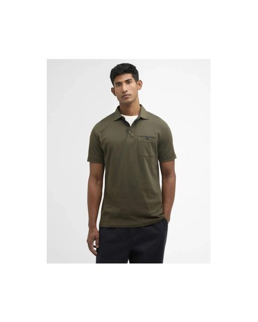 Barbour Green Polo Shirts for men