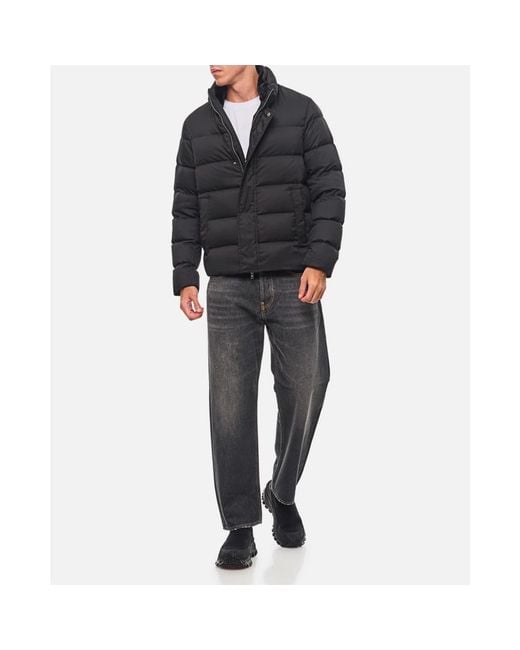 Winter Jackets Herno de hombre de color Black