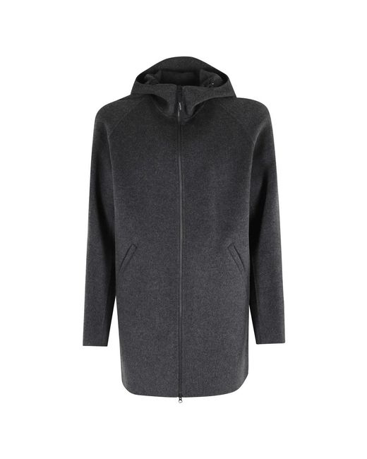 Aspesi Black Single-Breasted Coats for men