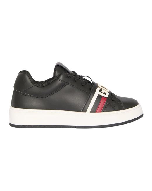 Gcds Black Ledersneaker