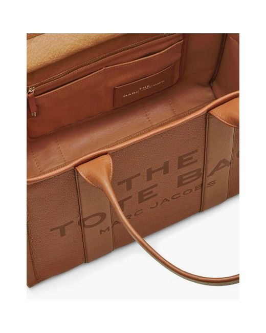 Marc Jacobs Brown 'The Leder Large Tote Bag' '