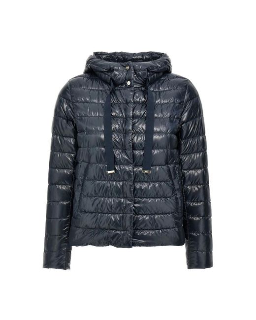 Herno Jassen ,Blauw ,Nylon Nylon Ultralight Jacket in het Blue