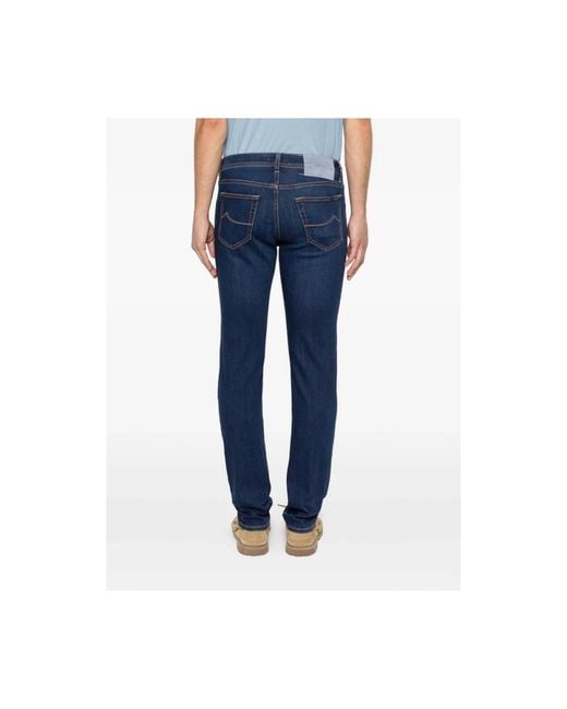 Jacob Cohen Blue Nick Faded Jeans for men