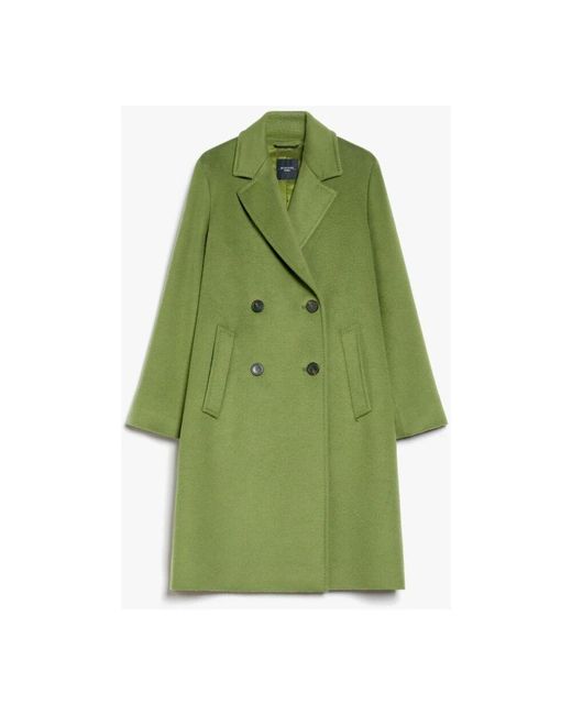 Double-Breasted Coats Weekend by Maxmara de color Green
