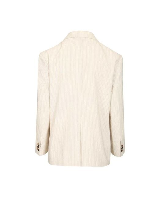 Dries Van Noten Natural Blazers