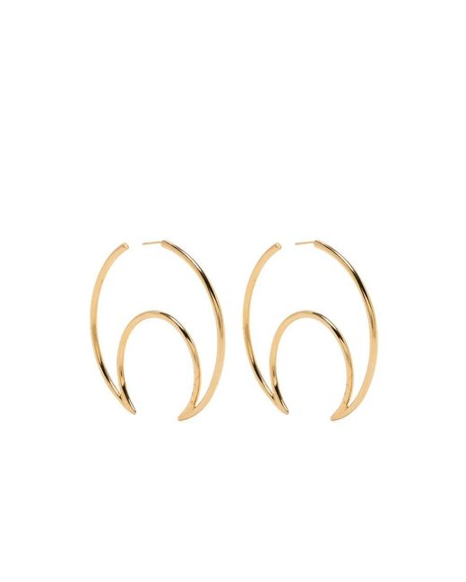 MARINE SERRE Metallic Earrings