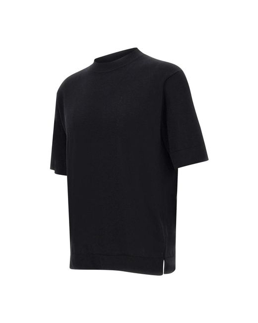 FILIPPO DE LAURENTIIS Black T-Shirts for men