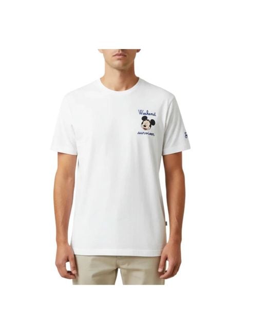 Mc2 Saint Barth White T-Shirts for men