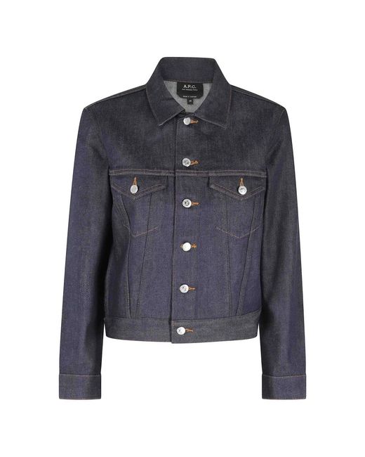 A.P.C. Blue Denim Jackets