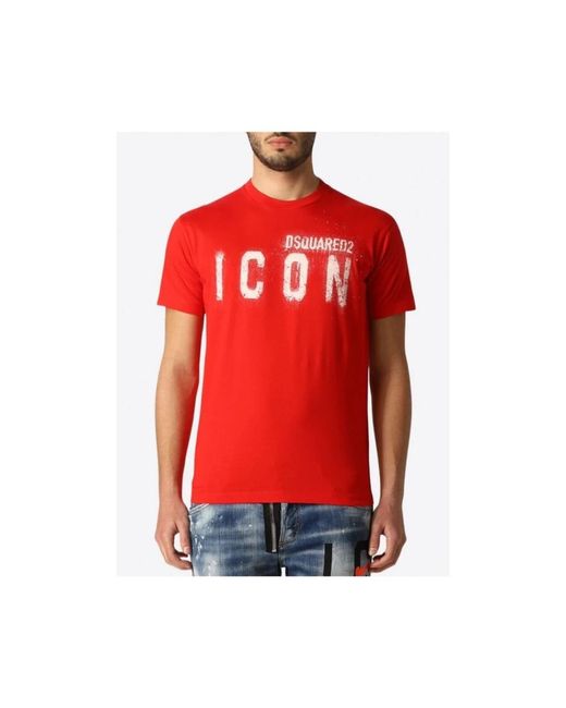 DSquared² Red T-Shirts for men