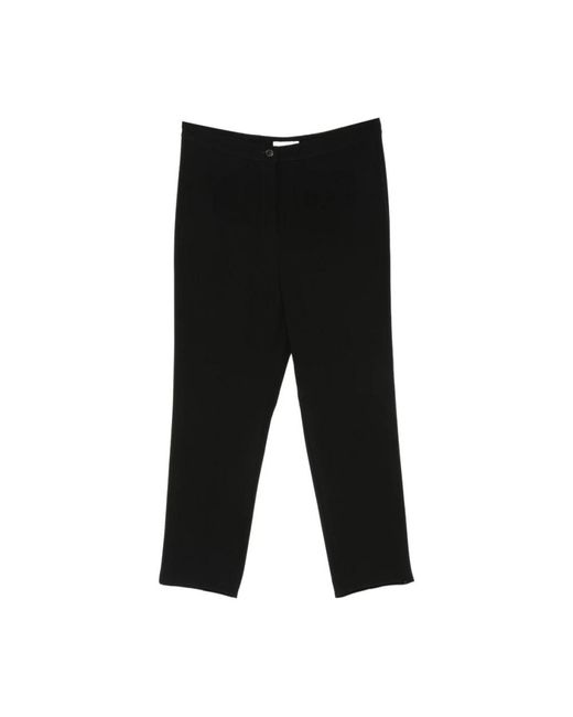 Marina Rinaldi Black Straight Trousers