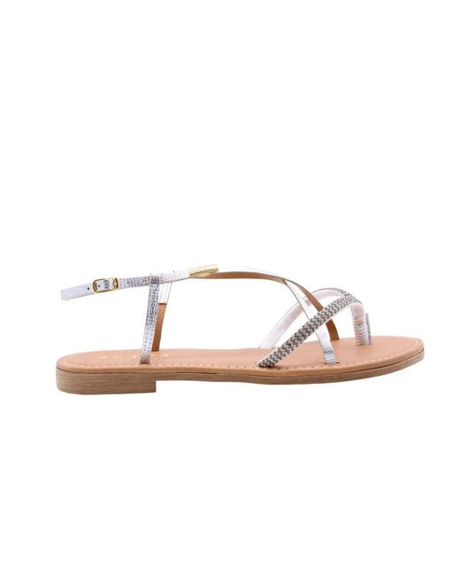 Scapa Pink Flat Sandals
