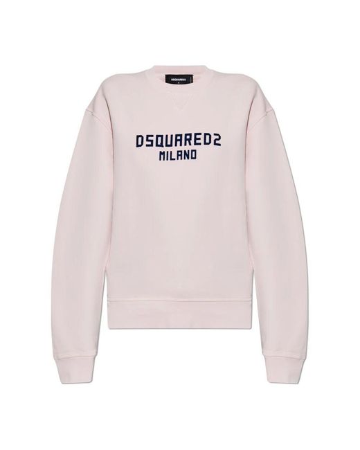 DSquared² Pink Sweatshirt Mit Logo