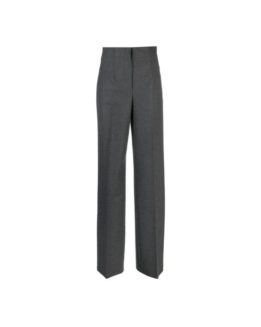 Pantalones anchos de alta calidad Alberta Ferretti de color Gray