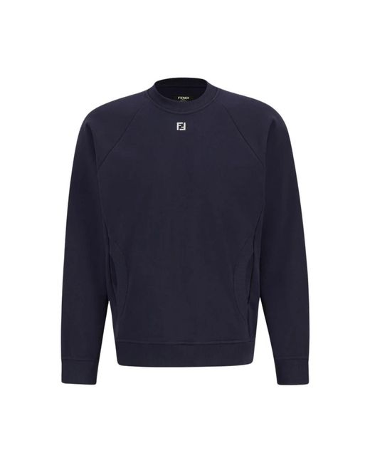 Fendi Blue Sweatshirts for men