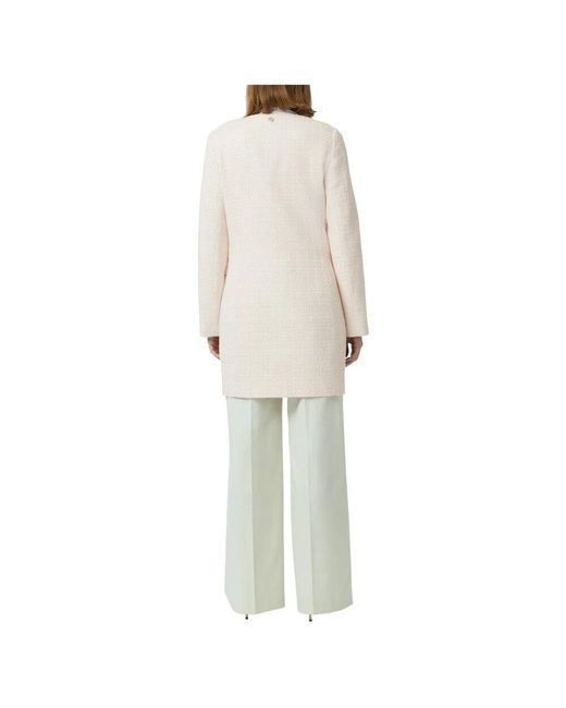 Comma, Natural Strukturierter Tweed-Blazer