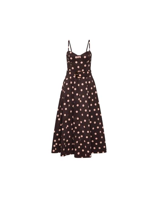 Rebecca Vallance Brown Midi Dresses