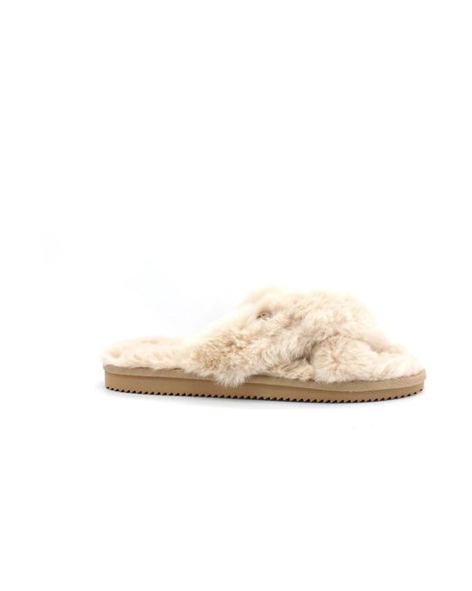 Slippers Michael Kors en coloris Natural