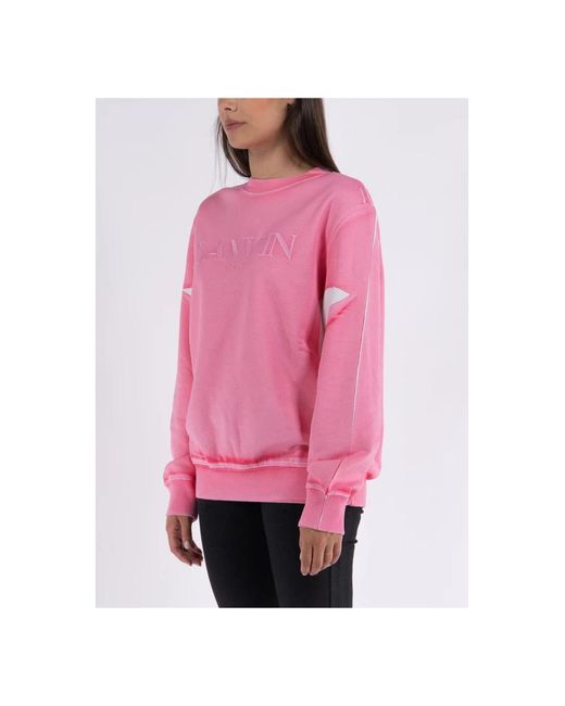 Lanvin Pink Sweatshirts