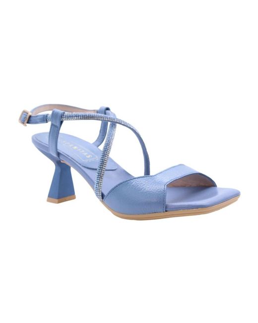 Hispanitas Blue High Heel Sandals
