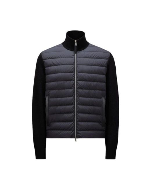 Moncler Black Down Jackets for men