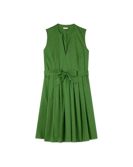 Oltre Flare Dress in het Green
