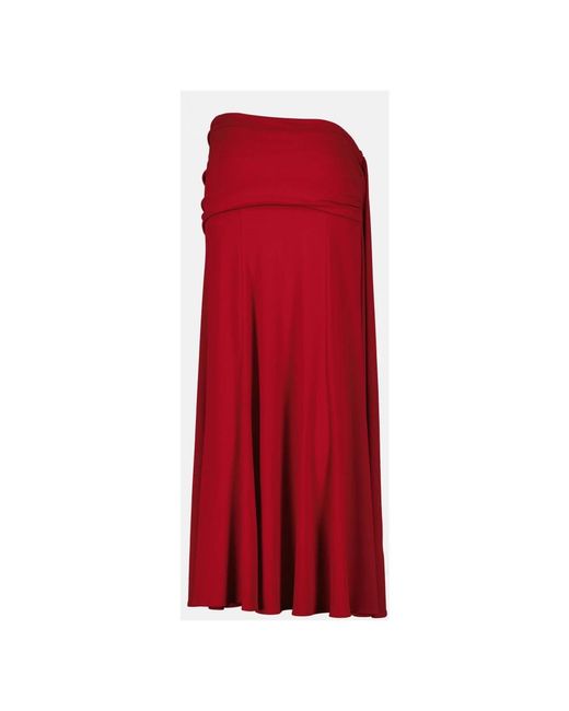 Rabanne Red Maxi Skirts