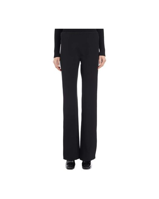 Courreges Black Wide Trousers