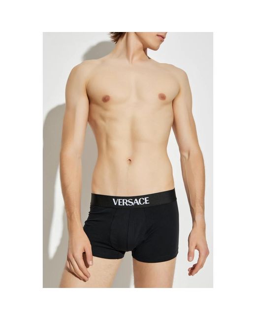 Bottoms Versace de hombre de color Black