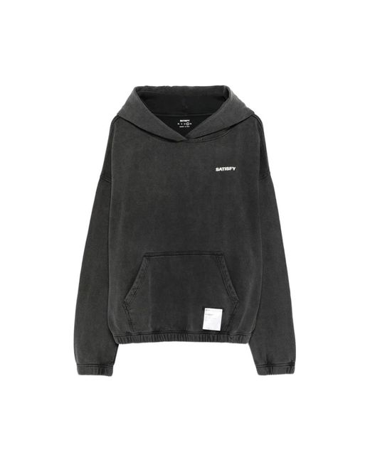 Satisfy Black Hoodies for men