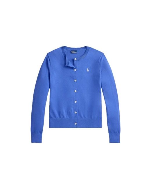 Polo Ralph Lauren Truien & Vesten ,Blauw ,Katoen Cardigan in het Blue