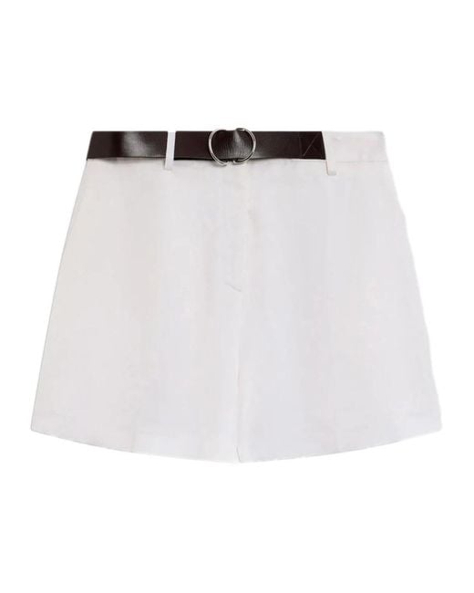 Semicouture White Casual Shorts