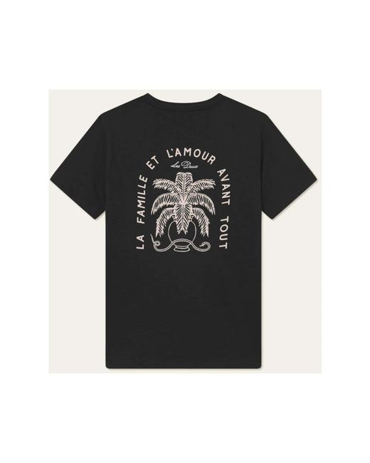 Les Deux T-Shirts in het Black voor heren