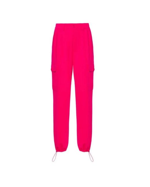 Twin Set Pink Tapered Trousers