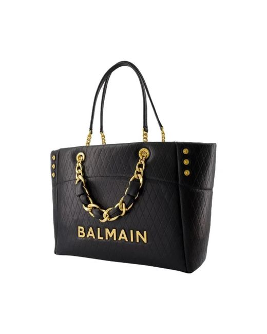Balmain Black Tote Bags