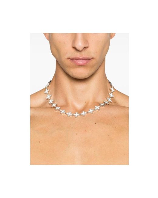 DARKAI Metallic Necklaces for men