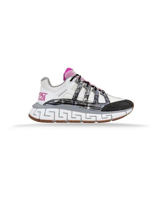 Versace Schoenen ,Veelkleurig ,Leer Veterschoenen Stijlvol Ontwerp in het Multicolor