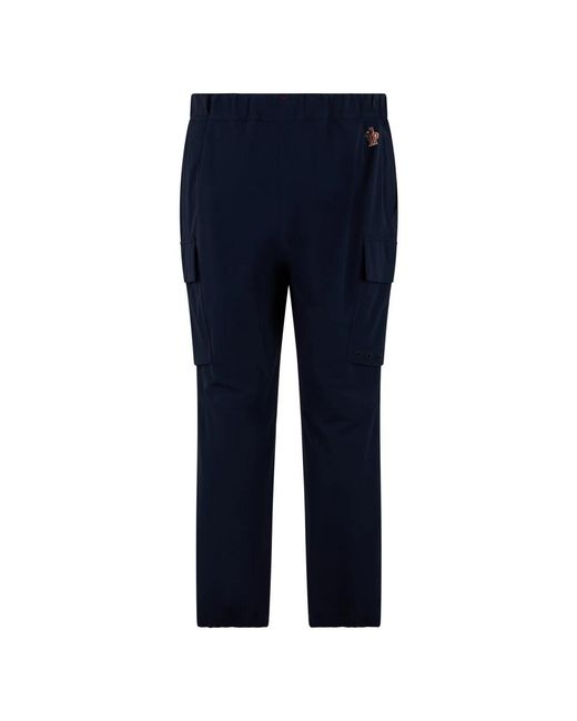 Moncler Blue Slim-Fit Trousers for men