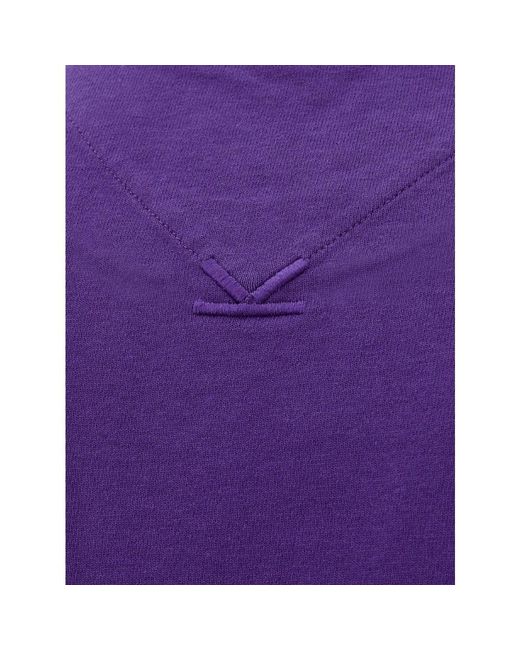 KENZO Lila baumwoll t-shirt mit frontdruck in Purple für Herren