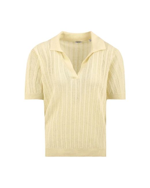 Aspesi Yellow Polo Shirts