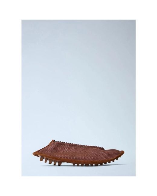 Kiko Kostadinov Brown Ballerina Shoes