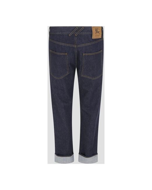 Burberry Blue Straight Jeans for men